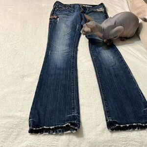 Waist size 28 affliction women’s jeans